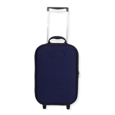 Imagem de Mala Viagem 10 Kg De Bordo Com Rodinhas Medidas Anac - ESSENZA, Azul