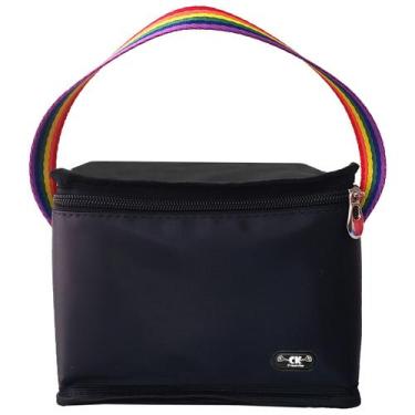 Imagem de Bolsa Térmica Pequena Arco Ìris para Marmita Pride Lancheira Colorida 