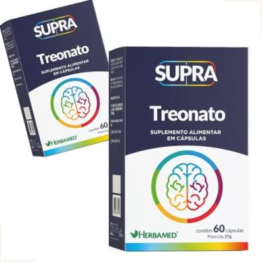 Imagem de Kit 02 Magnésio Treonato Supra - 60 Cápsulas - Herbamed
