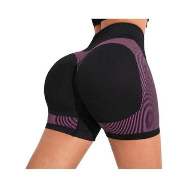 Imagem de Shorts De Yoga Femininos De Cintura Alta Para Treino, Fitness, Levanta