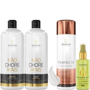 Imagem de Borabella Kit Não Chore + Perfecta 3x1 Litro + Argan 60ml
