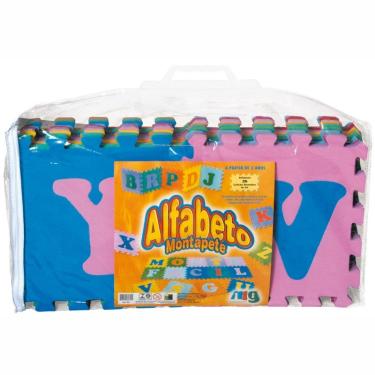 Imagem de Tapete Alfabeto em Eva - 26 placas - 33 x 33 cm - Colorido - NIG