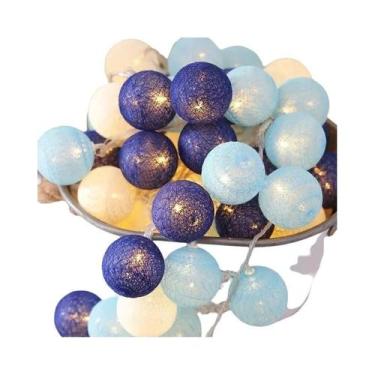 Imagem de Guirlanda De Luzes De Algodão 1.5/3M Para Decorações De Natal, Festas 