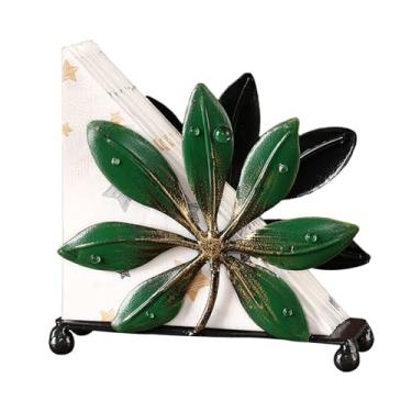 Imagem de Porta-guardanapos de cozinha – Suporte de guardanapo vertical – Dispensador de armazenamento elegante, suporte de vertical de ferro para balcão, hotel, restaurante, quinta, sala de jantar, café