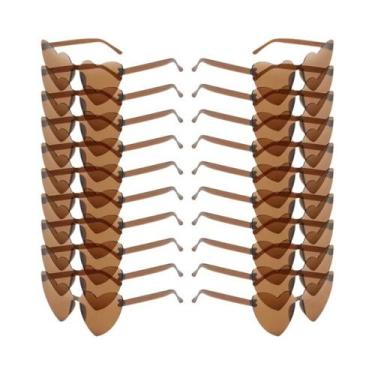 Imagem de Óculos De Sol Femininos Modernos Sem Aro Em Formato De Coração, 16-20 