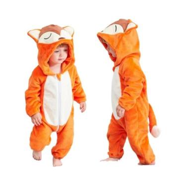 Imagem de Macacão De Inverno Para Bebê Com Capuz De Dinossauro Para Halloween, C
