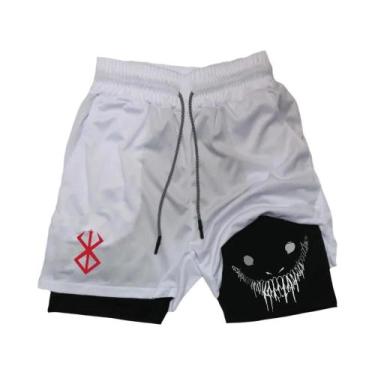 Imagem de Shorts Masculinos De Secagem Rápida 2 Em 1 Para Corrida E Treino De Ac