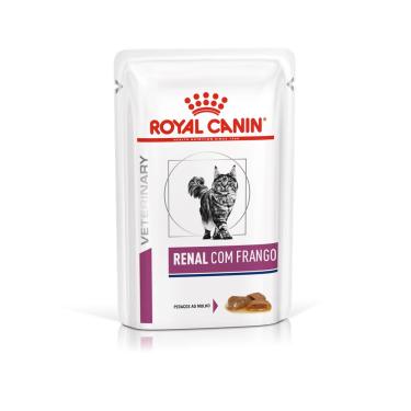 Imagem de Ração Úmida Royal Canin Sachê Veterinary Diet Renal para Gatos com Insuficiência Renal 85 g
