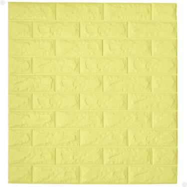 Imagem de Kit 10 Painel 3d Revestimento De Parede Tijolinho Autocolante Lorben