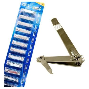 Imagem de Alicate Cortador Unha Grande C/ Lixa Profissional C/100 Pçs - Navy