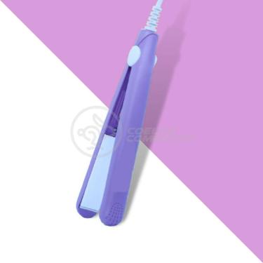 Imagem de Mini Chapinha Prancha 17Cm Bivolt 110|220V Profissional Roxo