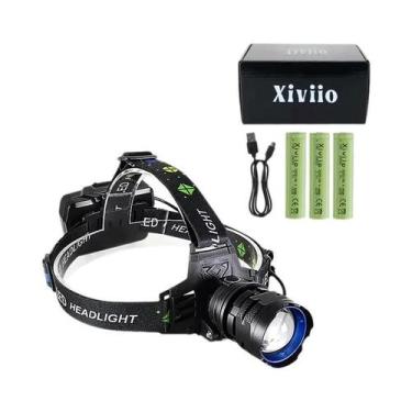 Imagem de Lanterna De Cabeça LED Ultra Brilhante 980.000.000LM Recarregável USB 