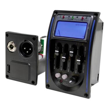 Imagem de Equalizador E Afinador Para Violão Steve Lc-4 4 Bandas