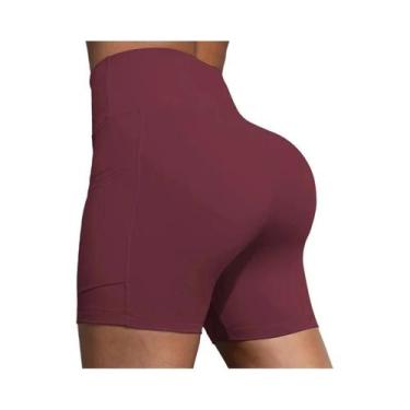 Imagem de Shorts Femininos De Ciclismo E Corrida Com Efeito Levanta Bumbum, Cor 