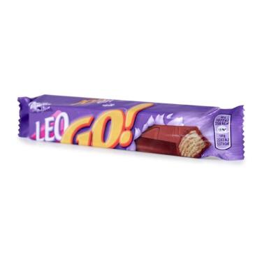 Imagem de Leo Go Milka - Wafer Com Chocolate & Creme De Cacau - França