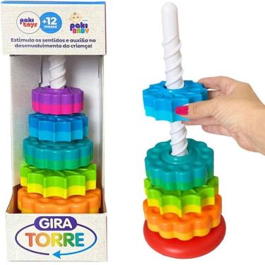 Imagem de Brinquedo para Bebe Torre Giratoria Pakitoys