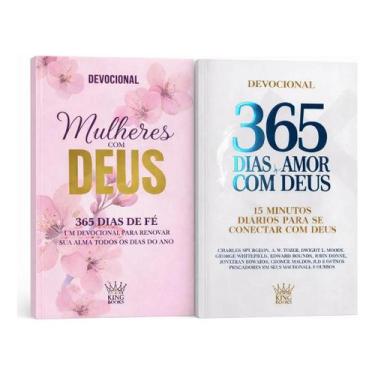 Imagem de Kit 2 Livros Devocional 2026 - 365 Dias Amor Deus + Mulheres Com Deus 