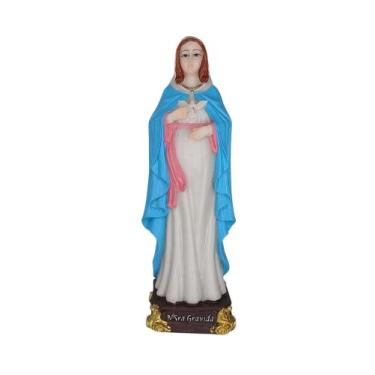 Imagem de Imagem de Nossa Senhora Grávida 15cm em resina - R&S