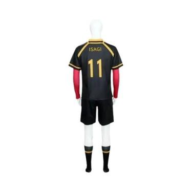 Imagem de Fantasia De Cosplay Do Anime Blue Lock, Uniforme De Futebol Esportivo,