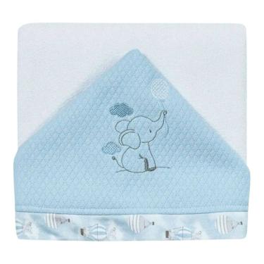 Imagem de Toalha de Banho Bebê Menino Sonhe Alto 87x 88cm - Hug