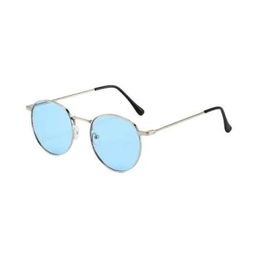 Imagem de Óculos De Sol Unissex Polarizados Redondos Meta 3547 UV400 Com Lentes 