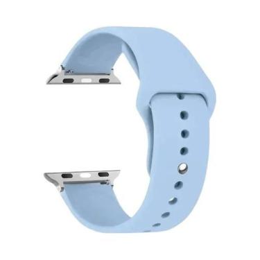 Imagem de Pulseira De Silicone Para Apple Watch Série 7 6 5 4 3 SE 8 Ultra 38mm 
