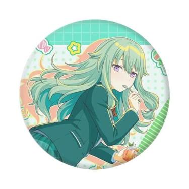 Imagem de 58mm anime pjsk aniversário cosplay traje crachá pino spte flandres br