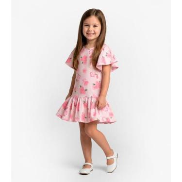 Imagem de Vestido Infantil em Cotton Leve Trick Nick Rosa, 10, Rosa