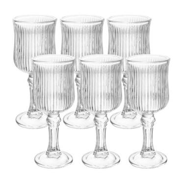 Imagem de Kit 6 Taça de Licor Lines 50ml Vidro - Wolff - Rojemac