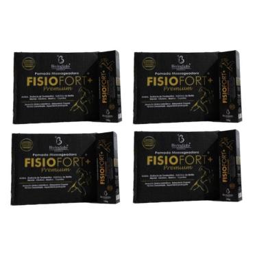 Imagem de Kit com 48 Pomada Massageadora FisioFort Premium 150g Cada