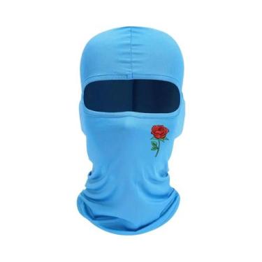 Imagem de Balaclava Com Estampa De Rosas, Corta-Vento E Resistente Ao Sol, Másca