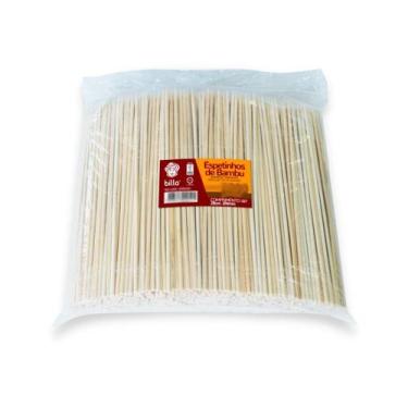 Imagem de Espeto de Bambu 28m Churrasco Espetinho Grelha Caixa Com 10.000 Unidad