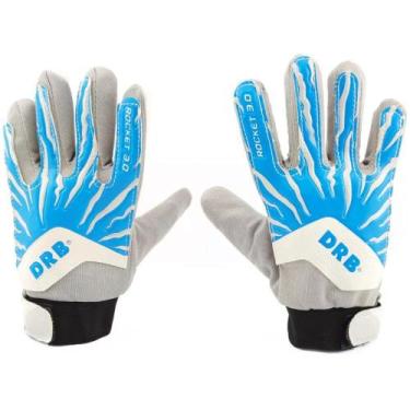 Imagem de Luva De Goleiro Infantil DRB Goalkeeper Varias Cores, Azul, Branco, 5