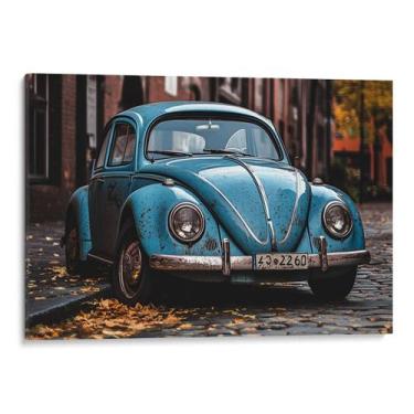 Imagem de Quadro decorativo Carro Clássico Nas Ruas Antigas - Art Canvas, 160 x 