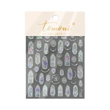 Imagem de Adesivos De Unha 5D Com Glitter De Vidro: Decoração Artística De Alta 