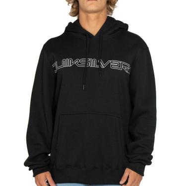 Imagem de Moletom Quiksilver Canguru Word Block WT25 Masculino-Masculino