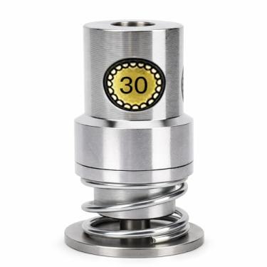 Imagem de Molde de botão coberto de tecido, molde de prensa em forma de pão redondo de metal, molde de molde redondo para máquina de prensa manual, faça você mesmo feito à mão para roupas, botão de tecido (30 litros)