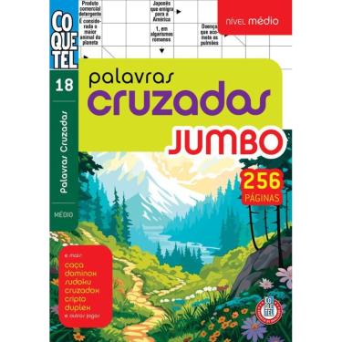 Imagem de Livro Coquetel Jumbo Palavras Cruzadas Médio 18 S/P