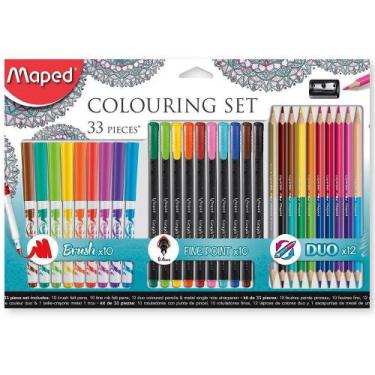Imagem de Kit de Coloração Maped Color Peps e Graph Peps 33 Peças