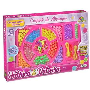 Imagem de Kit Fabrica De Pulseira Infantil G Facil De Fazer Zein