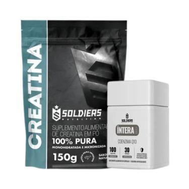 Imagem de Kit Creatina 150g Coenzima Q10 Íntera Soldiers Nutrition