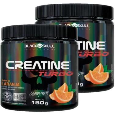 Imagem de Kit 2X Creatina Monohidratada Creatine Turbo Black Skull 150g Energia 