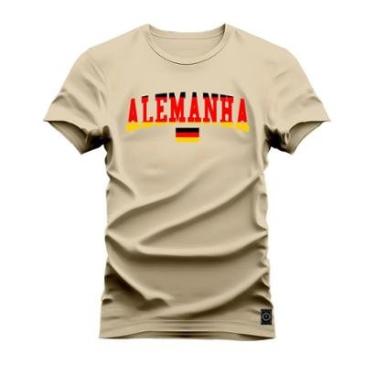 Imagem de Camiseta Unissex Algodão Confortável Alemanha-Unissex