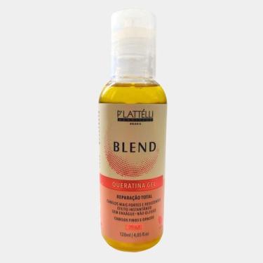 Imagem de Queratina em Gel Reconstrução Profissional Plattelli Blend 120ml Brilh
