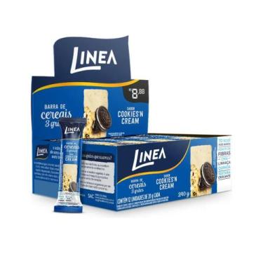 Imagem de Barra De Cereal 3 Grãos Linea Cookies'n Cream 20g - 12 un