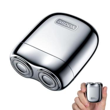 Imagem de Barbeador elétrico yoose Mini Shaver portátil para homens prateado