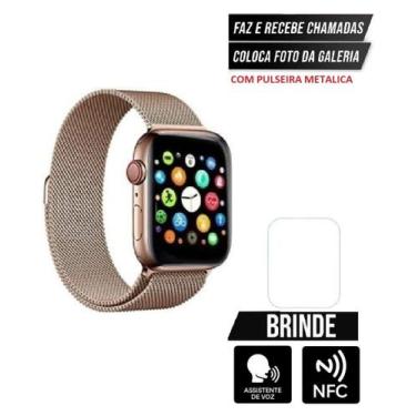 Imagem de Relógio Digital Para Android Ios Com 2 Pulseiras Recebe Ligação S11 - 