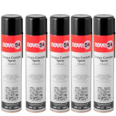 Imagem de Kit 05 limpa contato spray infl.300ml/200g 954 vonder