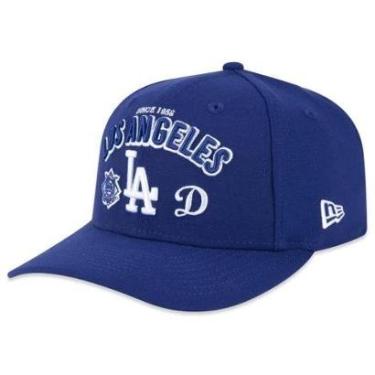 Imagem de Boné New Era 950 MLB Los Angeles Stretch Sport Azul-Masculino