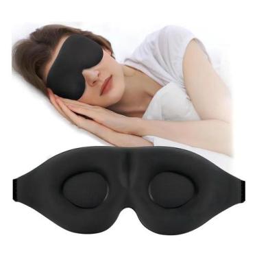 Imagem de Mascara De Dormir Tapa Olho Para Dormir Viagem 3d Blackout E - Congrat